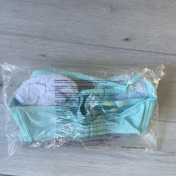 Savage X Fenty Queen‎ of the Galaxy Low Balconette Bra blue light 36DDD - Picture 5 of 6